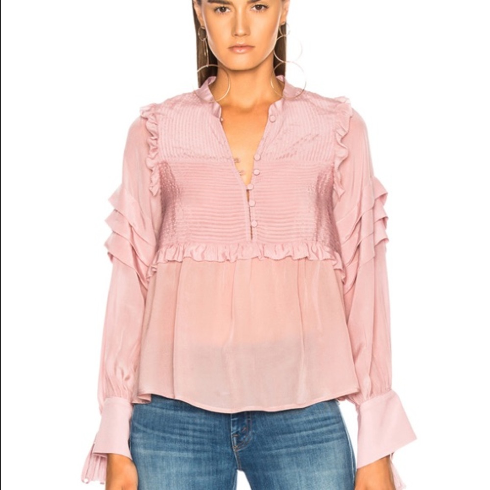 NWT Stunning Sea New York Cecile Shirt in Blush